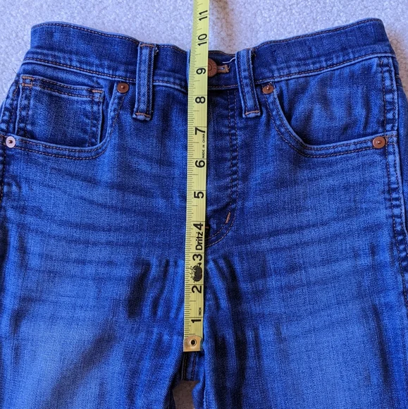 Madewell 10" high-rise skinny jeans size 24 - Picture 4 of 8